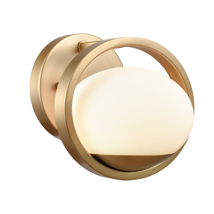 Wallace 7.25'' Wide 1-Light Integrated LED Vanity Light - Brushed Gold