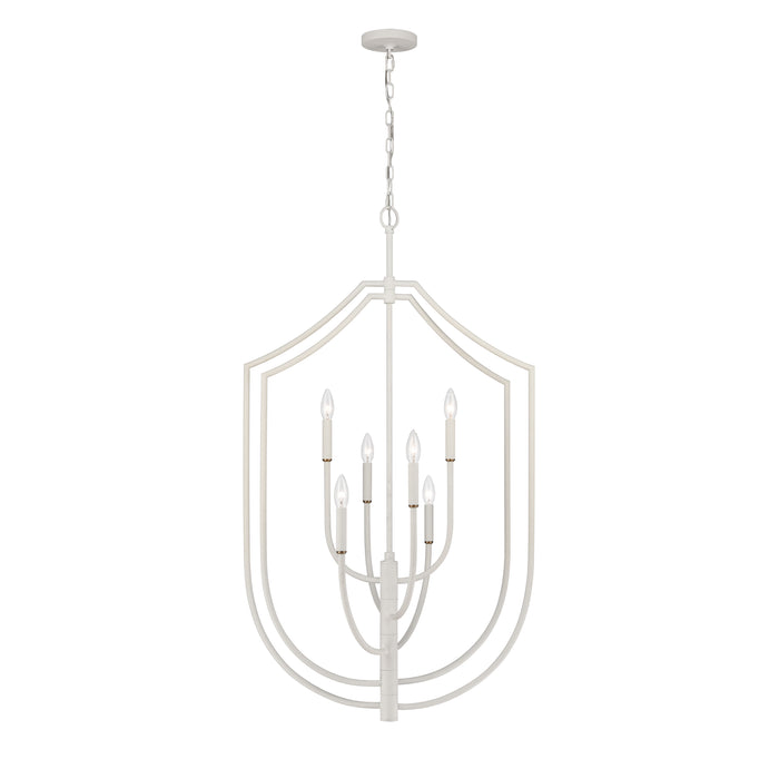 Continuance 26'' Wide 6-Light Pendant - White Coral