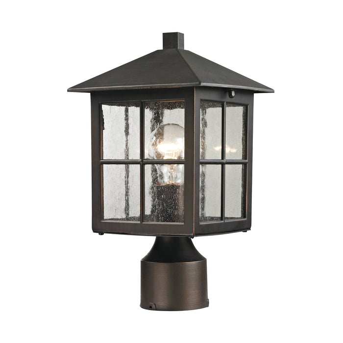 Shaker Heights 11'' High 1-Light Outdoor Post Light - Hazelnut Bronze