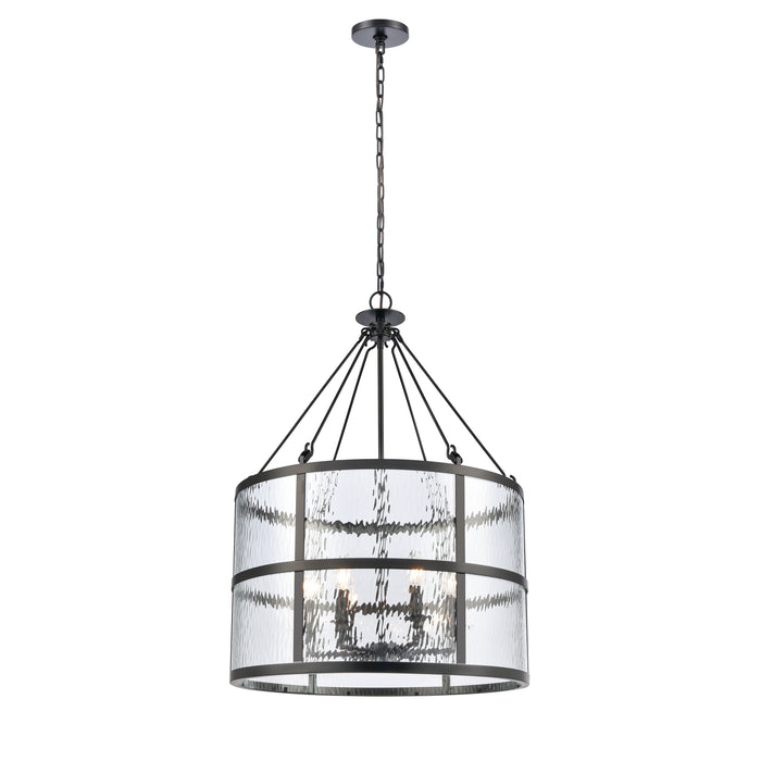 Solace 24'' Wide 6-Light Pendant - Matte Black