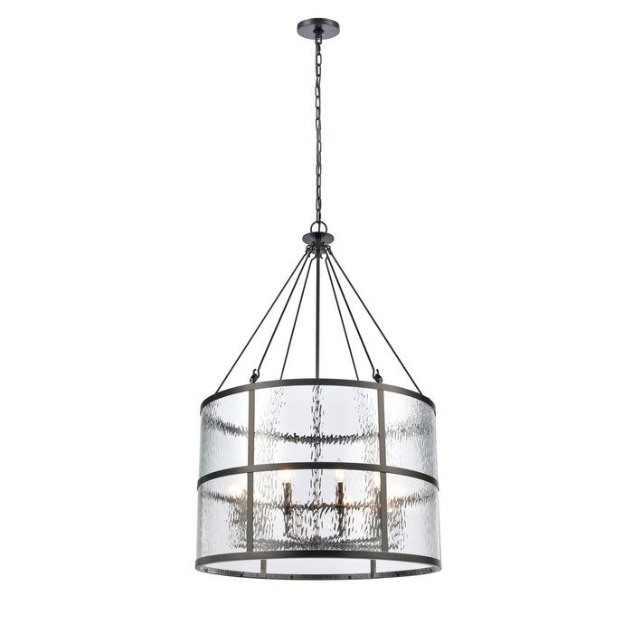 Solace 30'' Wide 10-Light Pendant - Matte Black