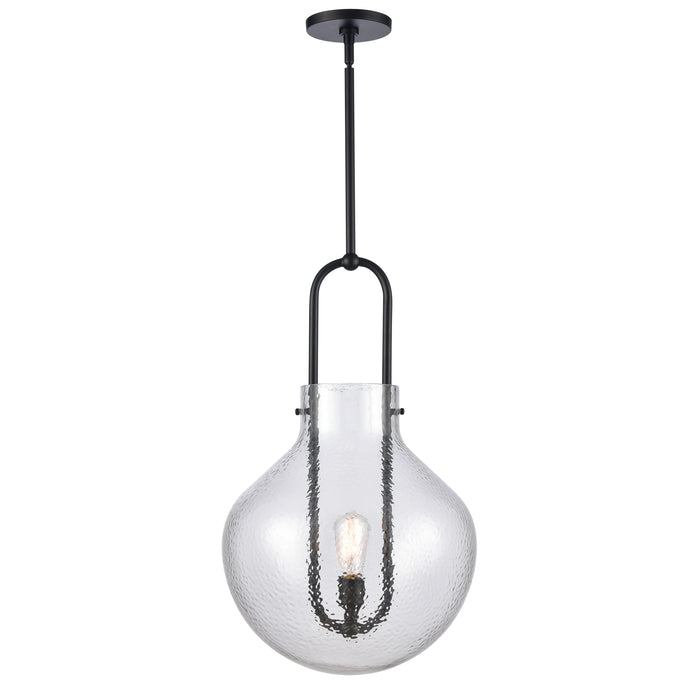 Monica 16'' Wide 1-Light Pendant - Matte Black