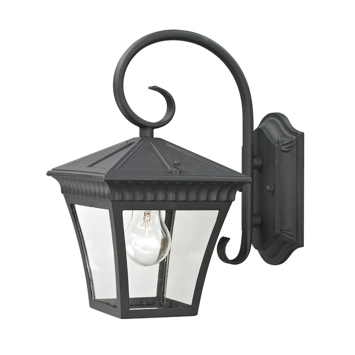 Ridgewood 12'' High 1-Light Outdoor Sconce - Matte Textured Black