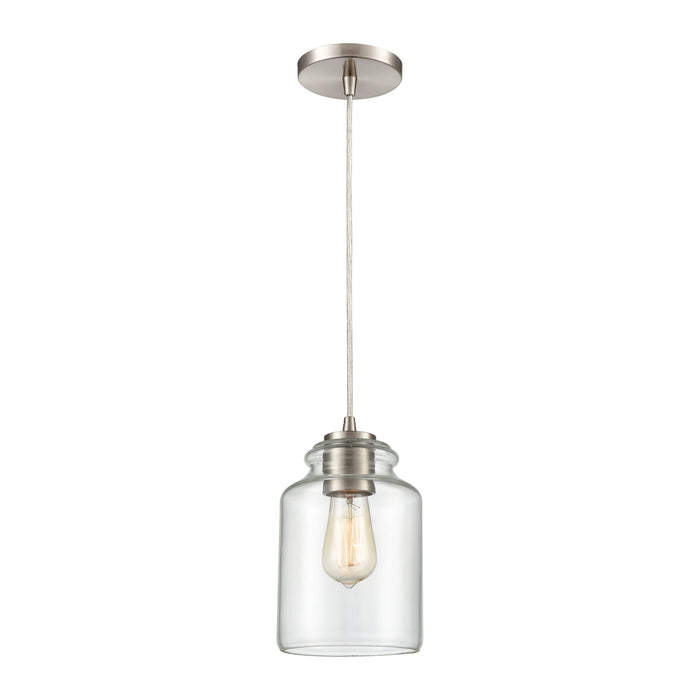 Josie 6'' Wide 1-Light Mini Pendant - Satin Nickel