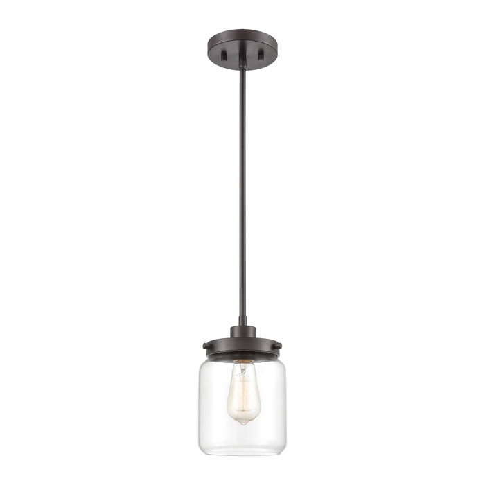 Mason 6'' Wide 1-Light Mini Pendant - Oil Rubbed Bronze