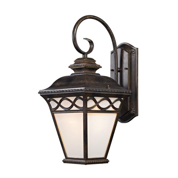 Mendham 1-Light Outdoor Sconce in Hazelnut Bronze