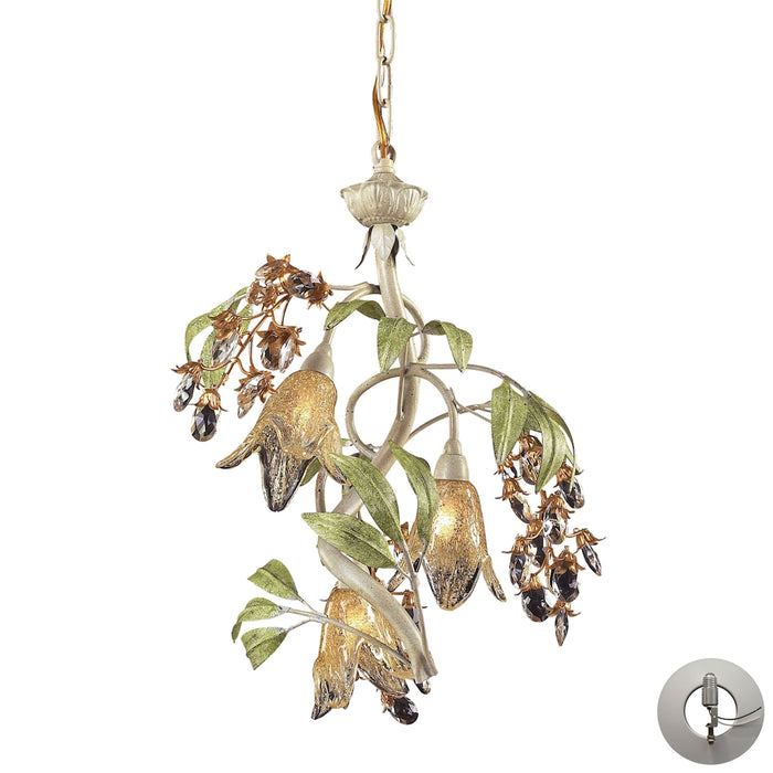 Huarco 16'' Wide 3-Light Chandelier - Sage Green