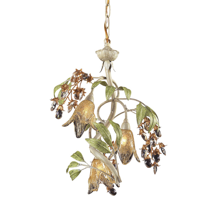 Huarco 16'' Wide 3-Light Chandelier - Sage Green