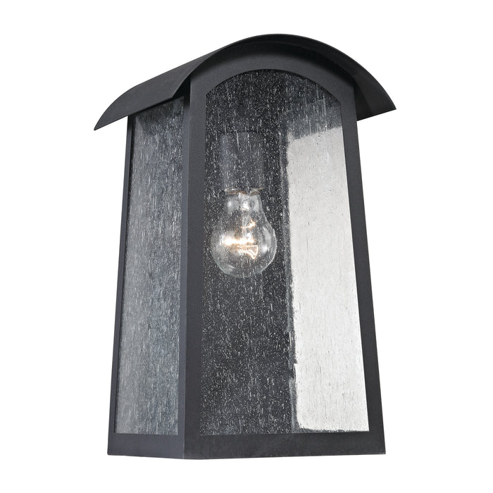 Prince Street 14'' High 1-Light Outdoor Sconce - Matte Black