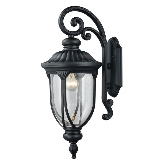 Derry Hill 23'' High 1-Light Outdoor Sconce - Matte Black