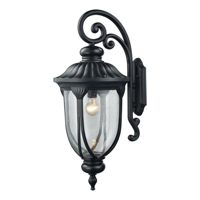 Derry Hill 28'' High 1-Light Outdoor Sconce - Matte Black