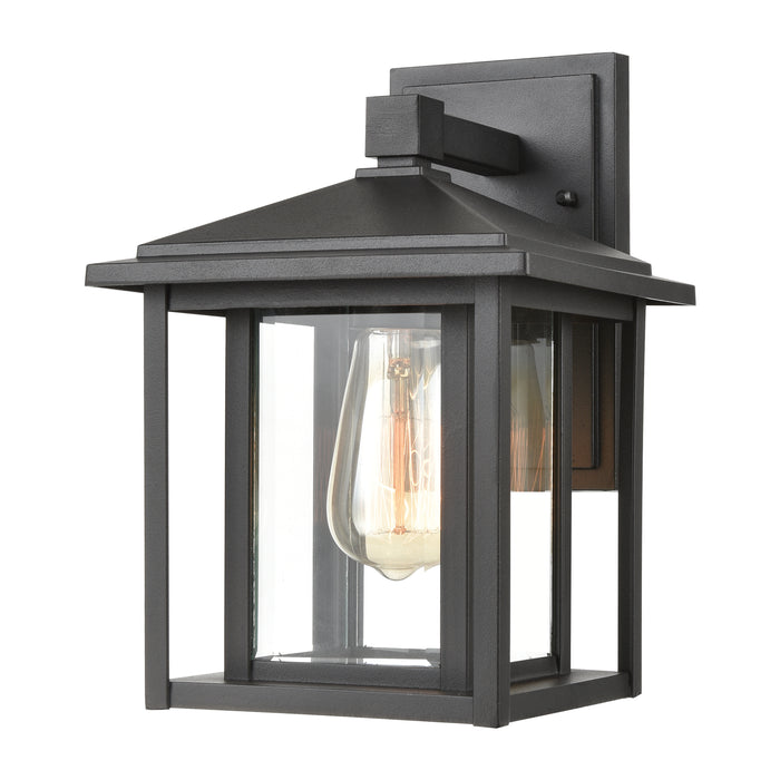 Solitude 11'' High 1-Light Outdoor Sconce - Matte Black