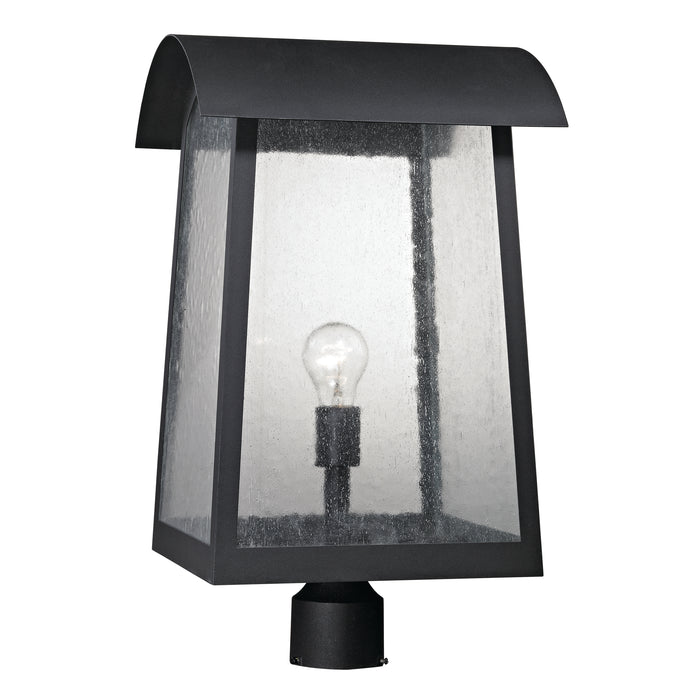 Prince Street 20'' High 1-Light Outdoor Post Light - Matte Black