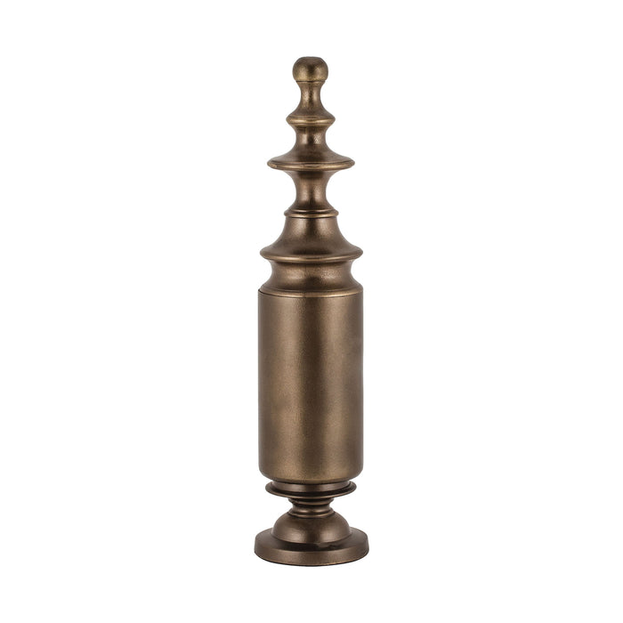 Footed Brass Finial - Short