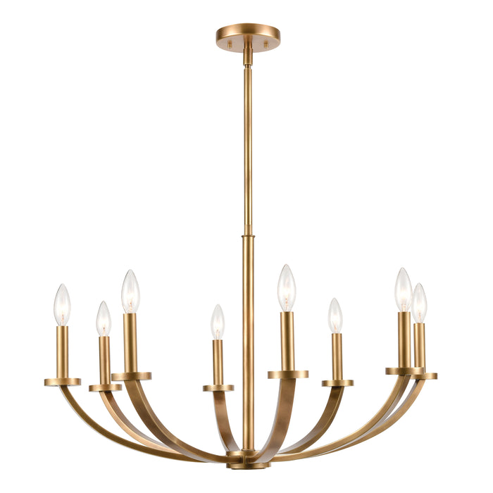 Erindale 30'' Wide 8-Light Chandelier - Natural