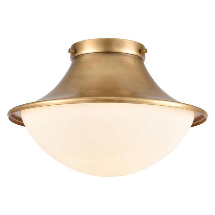 Matterhorn 13'' Wide 1-Light Flush Mount - Natural