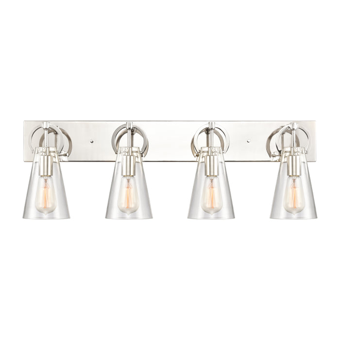 Gabby 32'' Wide 4-Light Vanity Light - Polished Nickel