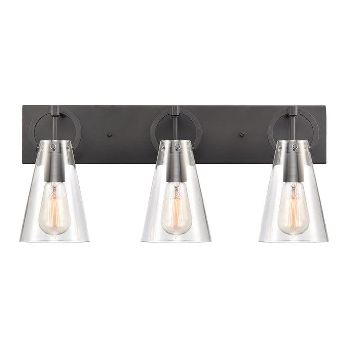 Gabby 23'' Wide 3-Light Vanity Light - Matte Black