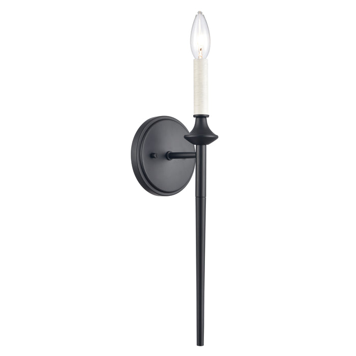 Solomon 16.75'' High 1-Light Sconce - Matte Black