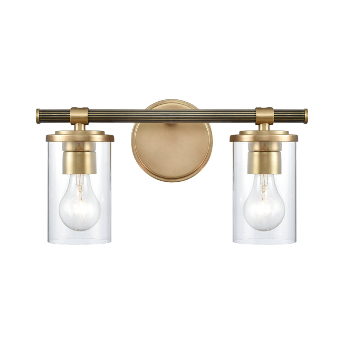 Burrow 15'' Wide 2-Light Vanity Light - Natural Brass