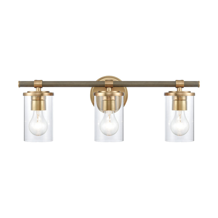 Burrow 22'' Wide 3-Light Vanity Light - Natural Brass