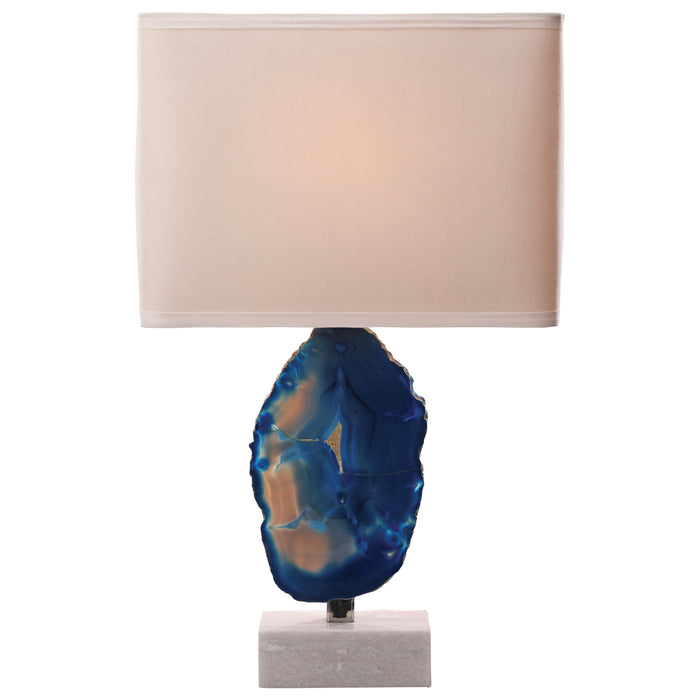 Minoa 28'' High 1-Light Table Lamp - Blue