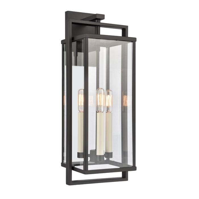 Gladwyn 22'' High 3-Light Outdoor Sconce - Matte Black