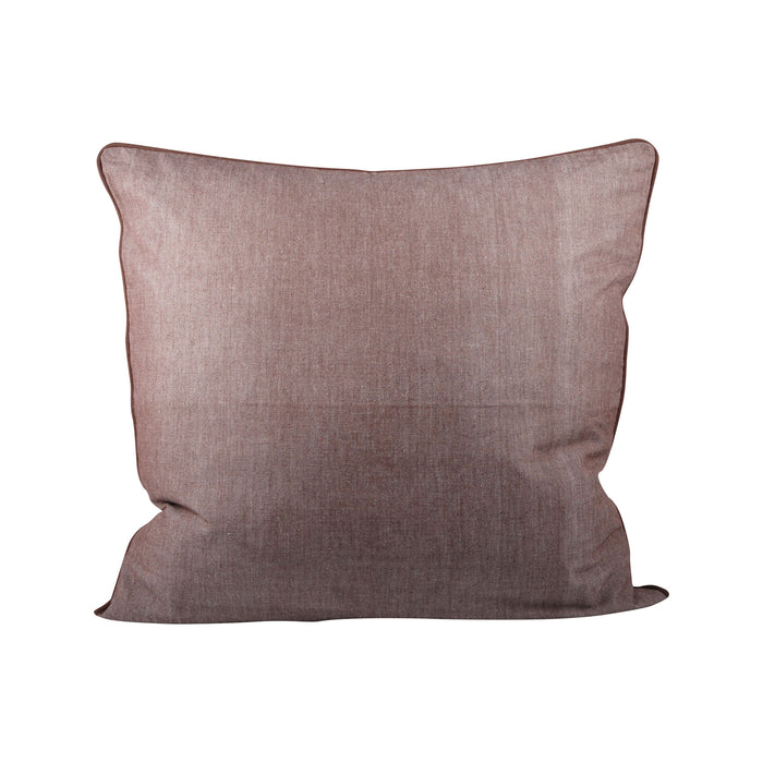 Chambray 24x24 Pillow in Earth - COVER ONLY