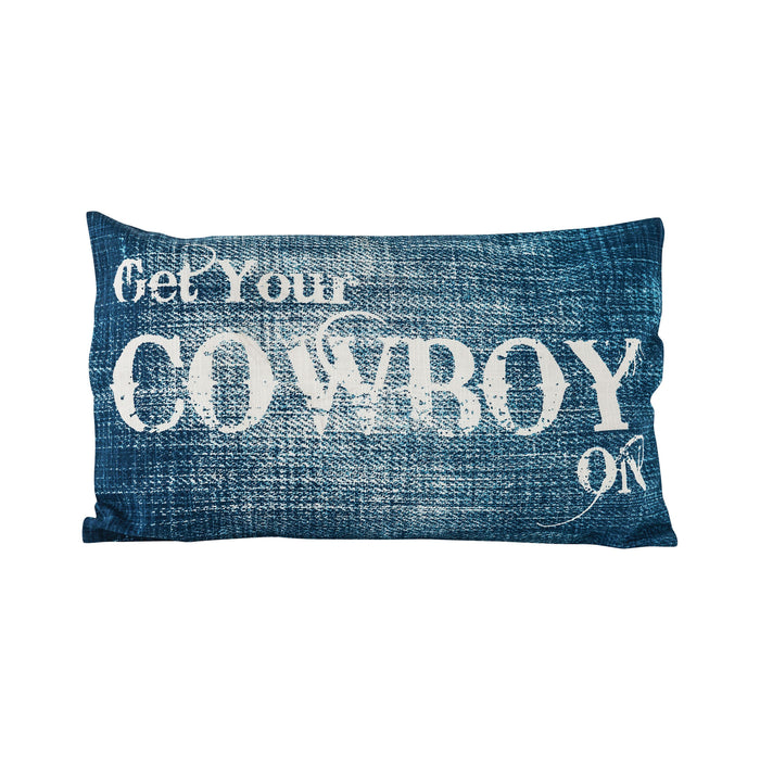 Get Your Cowboy On 20x12 Pillow - COVER ONLY