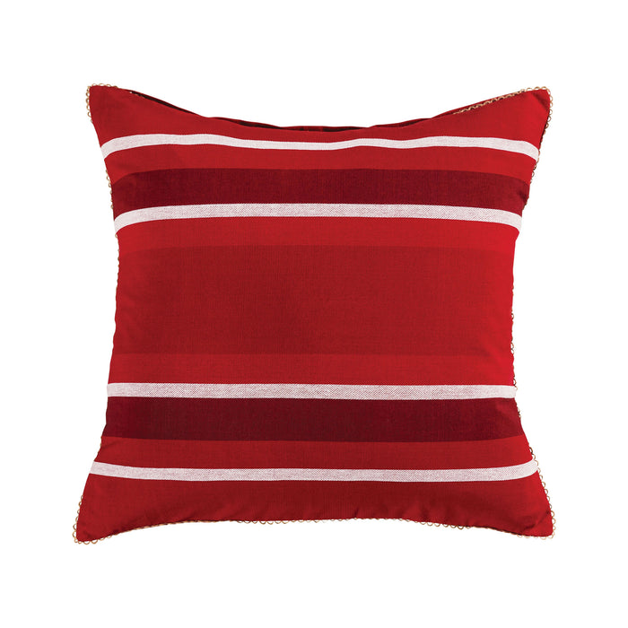 Holiday Ribbon 24x24 Pillow - COVER ONLY