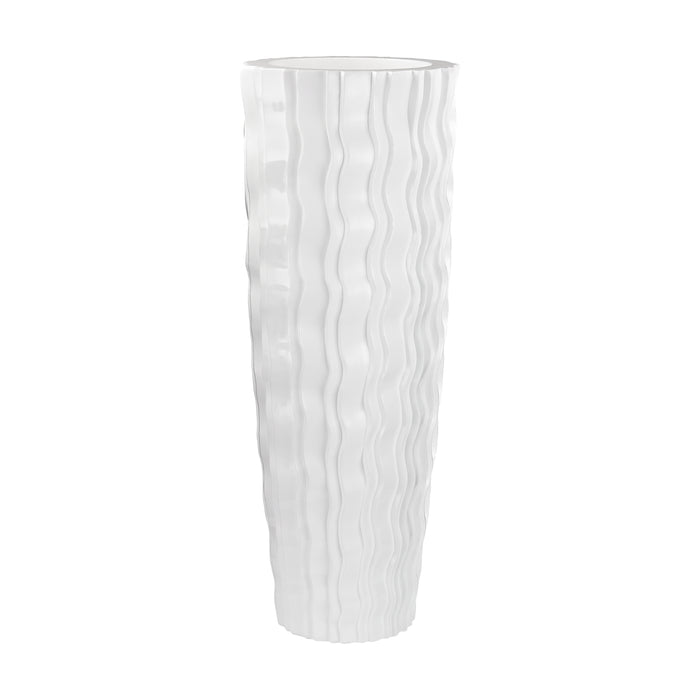 Wave Vase - Large White