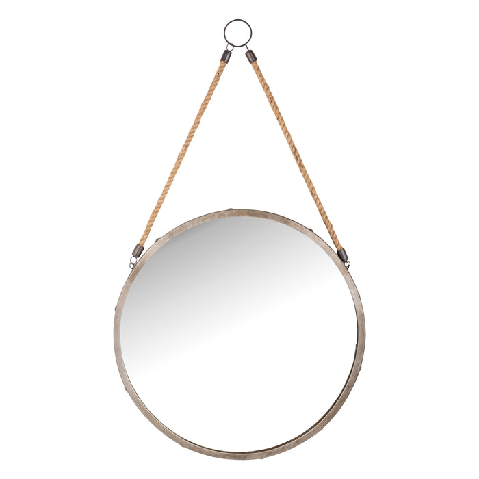 Bencrest Wall Mirror - Antique Zinc