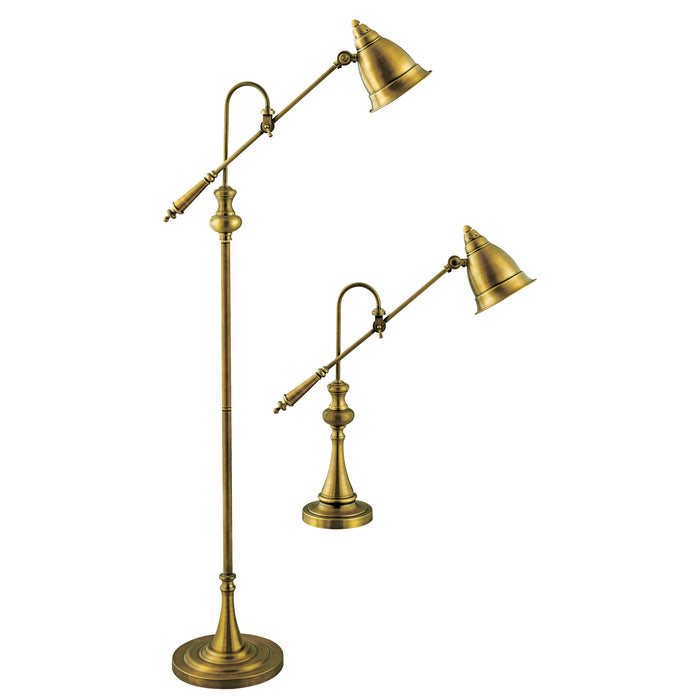 Watson Floor and Table Lamp - Set of 2 Brass