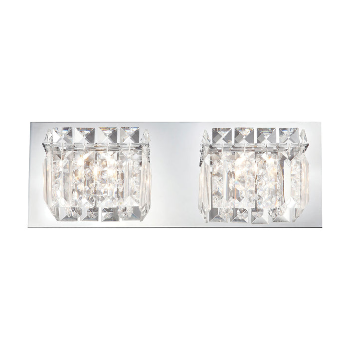 Crown 13.4'' Wide 2-Light Vanity Light - Chrome