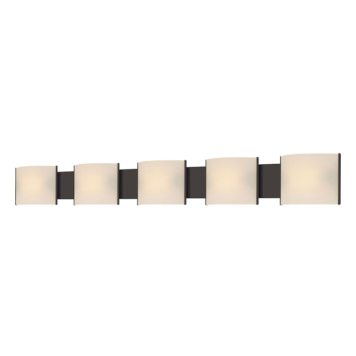 Pannelli 52'' Wide 5-Light Vanity Light - Oil Rubbed Bronze