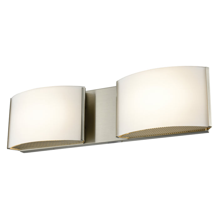 Pandora 16'' Wide 2-Light Vanity Light - Satin Nickel