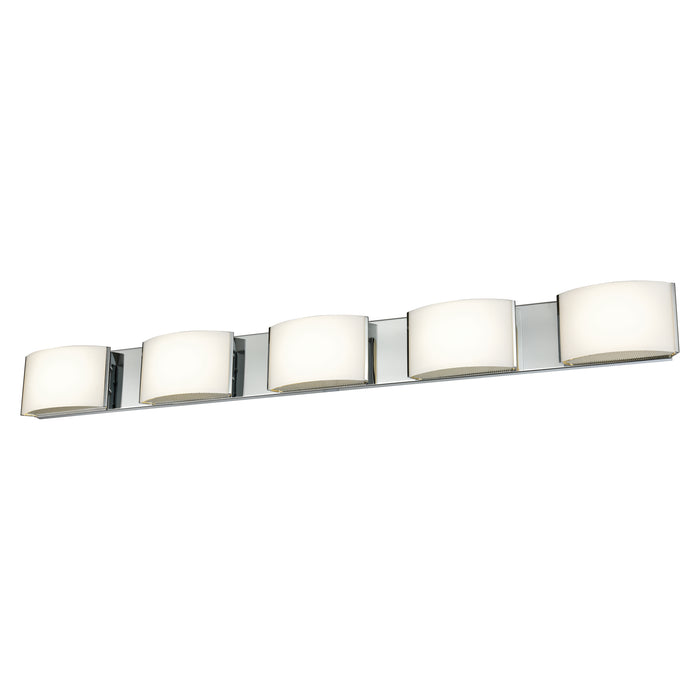 Pandora 44'' Wide 5-Light Vanity Light - Chrome