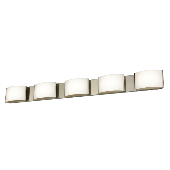 Pandora 44'' Wide 5-Light Vanity Light - Satin Nickel