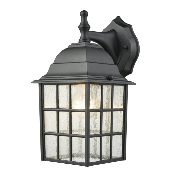 Outdoor Essentials 12'' High 1-Light Outdoor Sconce - Satin Black