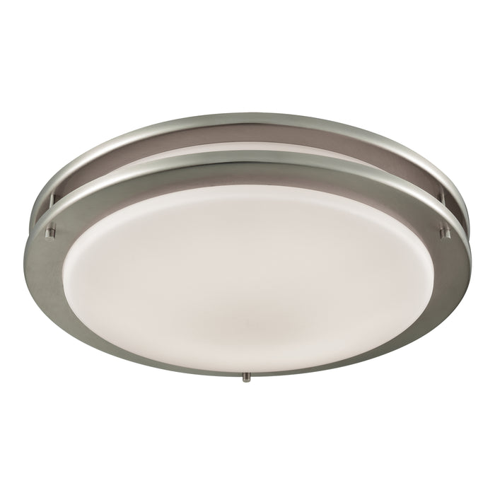 Clarion 15'' Wide 1-Light Flush Mount - Brushed Nickel