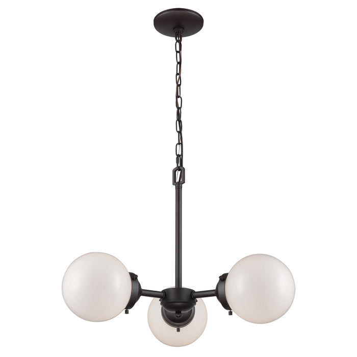 Beckett 22'' Wide 3-Light Chandelier - Oil Rubbed Bronze