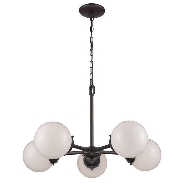 Beckett 26'' Wide 5-Light Chandelier - Oil Rubbed Bronze