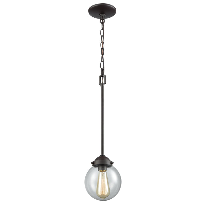 Beckett 6'' Wide 1-Light Mini Pendant - Oil Rubbed Bronze