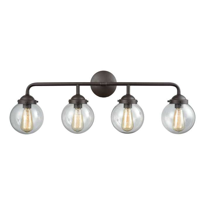 Beckett 33'' Wide 4-Light Vanity Light - Oil Rubbed Bronze