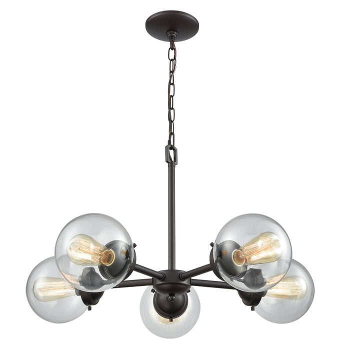 Beckett 26'' Wide 5-Light Chandelier - Oil Rubbed Bronze