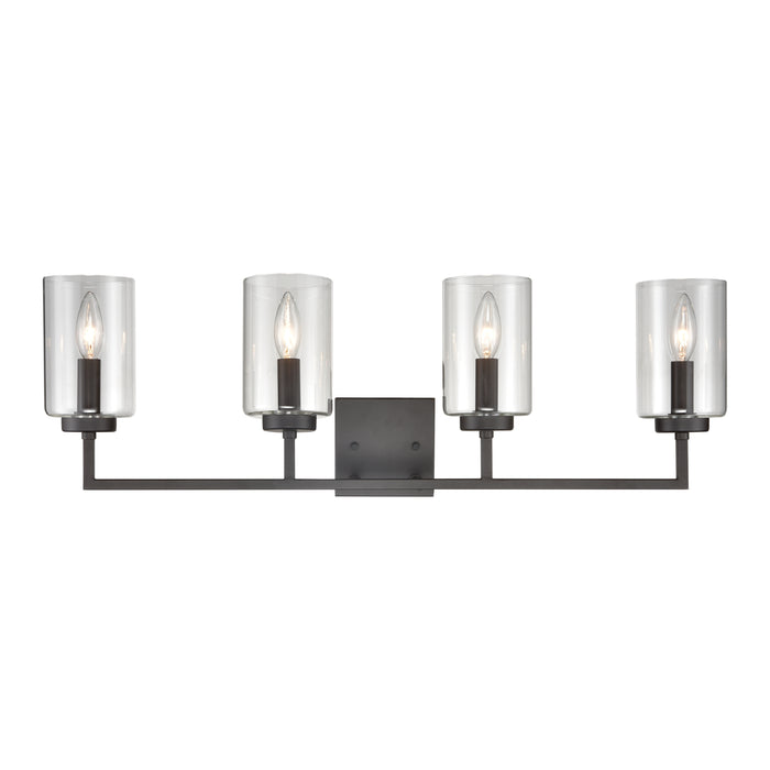 West End 29.75'' Wide 4-Light Vanity Light - Oil Rubbed Bronze