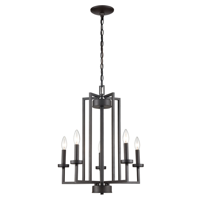 West End 20'' Wide 6-Light Chandelier - Oil Rubbed Bronze