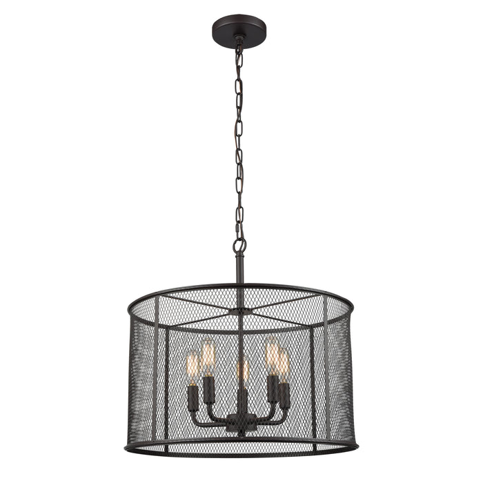 Williamsport 18'' Wide 5-Light Chandelier - Oil Rubbed Bronze