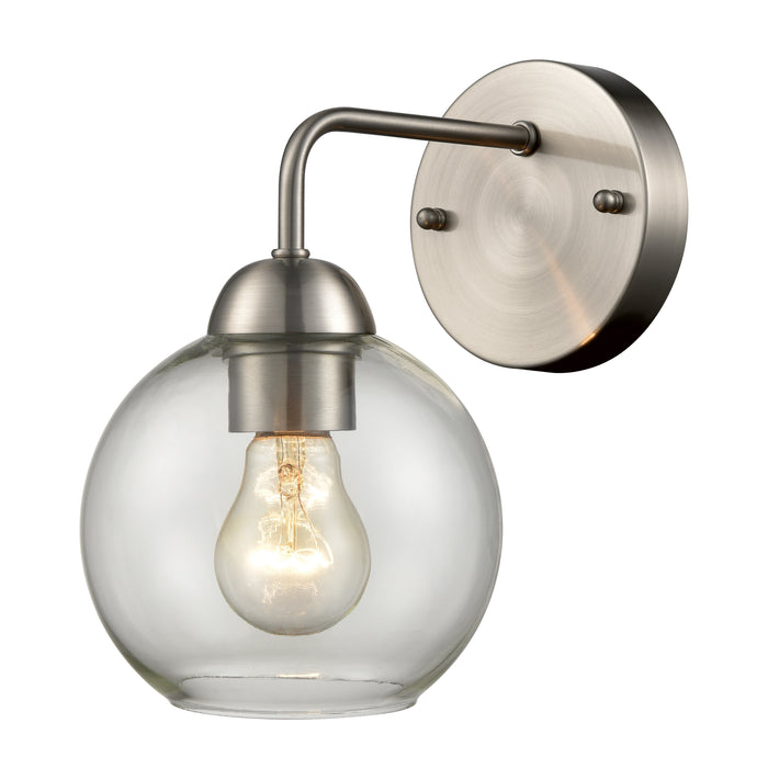 Astoria 9.5'' High 1-Light Sconce - Brushed Nickel