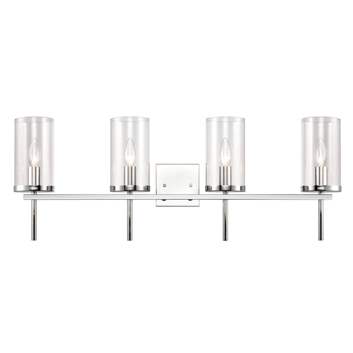 Oakland 32.5'' Wide 4-Light Vanity Light - Chrome